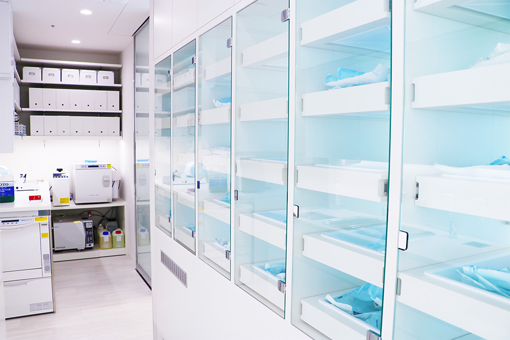 衛生面に考慮した最新設備を整えております